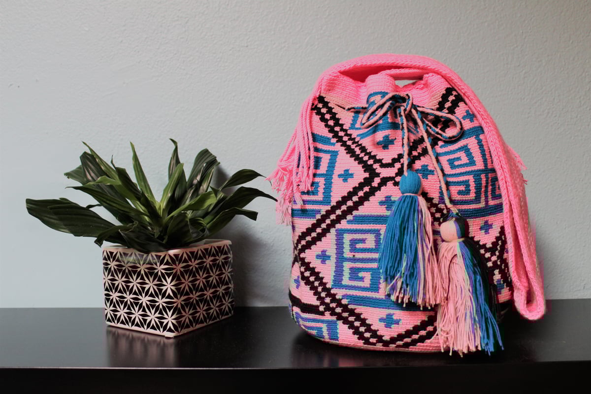 Mochilas clearance wayuu azules